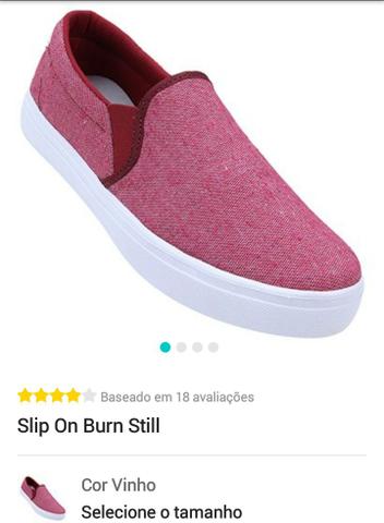 Sapato Slip Burn Still. 38.39