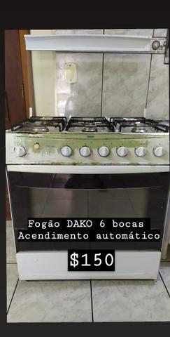 Fogão DAKO 6 bocas