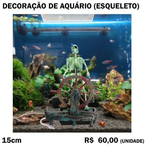 Decoração de Aquário: Esqueleto
