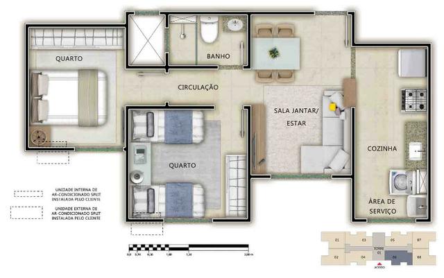 Apartamento de 2 quartos no Passaré - Foto 7
