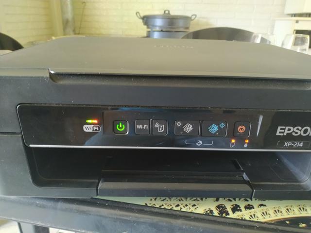 Impressora Epson multifuncional wifi com defeito