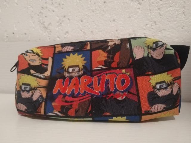 Mochila Naruto Com Rodas + Estojo - Foto 3