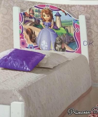 Cama adesivada solteiro infantil nova
