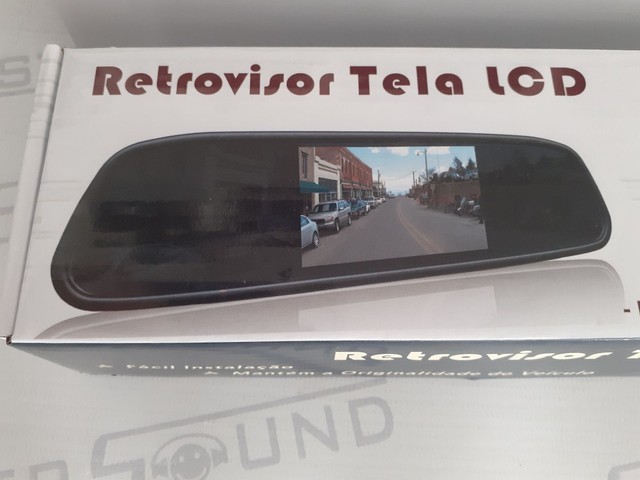 Espelho retrôvisor com câmera  de  ré. Garantia. Novo. Instalado.  - Foto 3