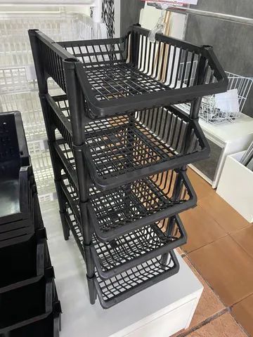 Cesto Plástico Empilhável! Muito barato! - Foto 4