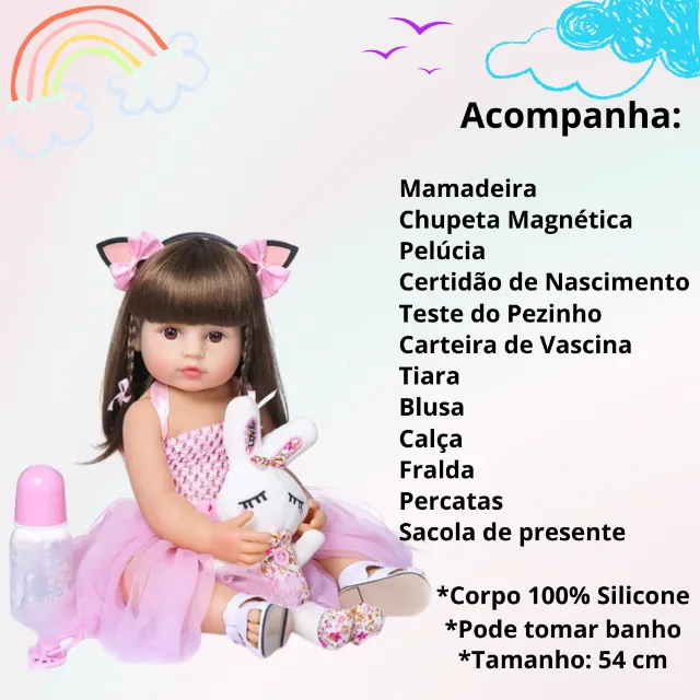 Boneca reborn realista  +191 anúncios na OLX Brasil