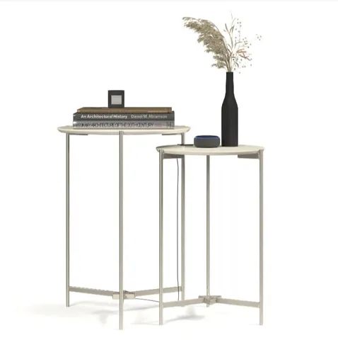 Jogo de Mesas Laterais Prisma **novo na caixa** - Foto 2