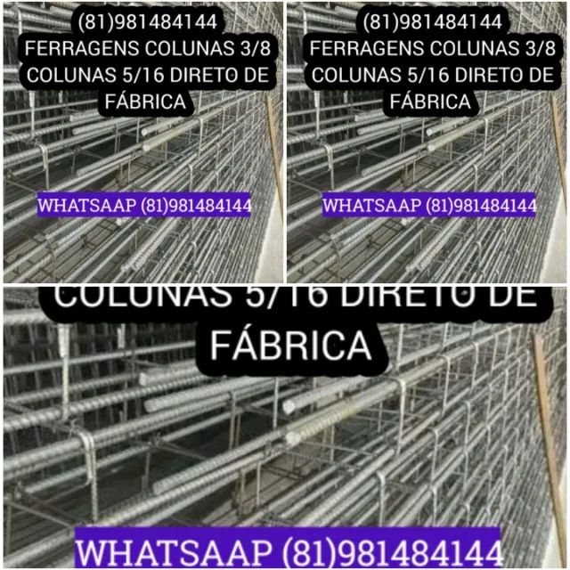 Coluna soldadas Colunas ferragens direto de fábrica - Materiais de  construção e jardim - Jardim Atlântico, Olinda 1242799584