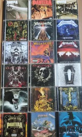 18 CDs Heavy e Thrash Metal 