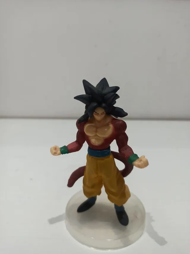 KIT 5 Bonecos, Goku Blue, Vegeta Blue, Goku SSJ4, Itachi e Kakashi