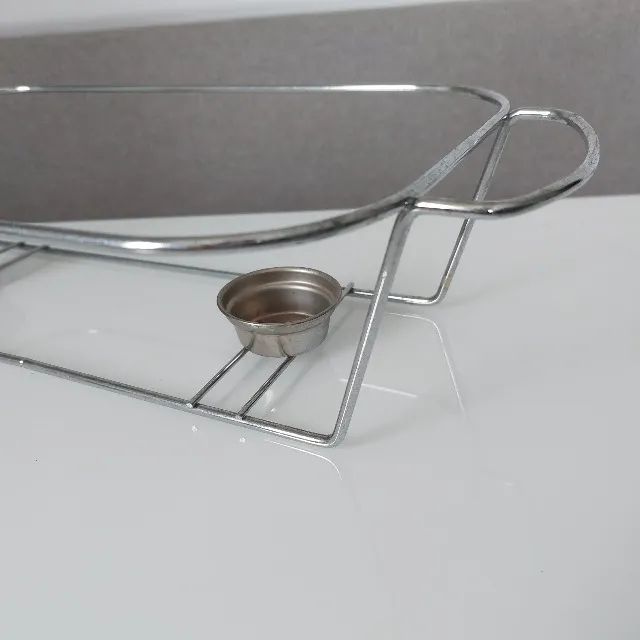 NOVO | Suporte Rechaud P/ Travessa Assadeira 35x21cm - Foto 2