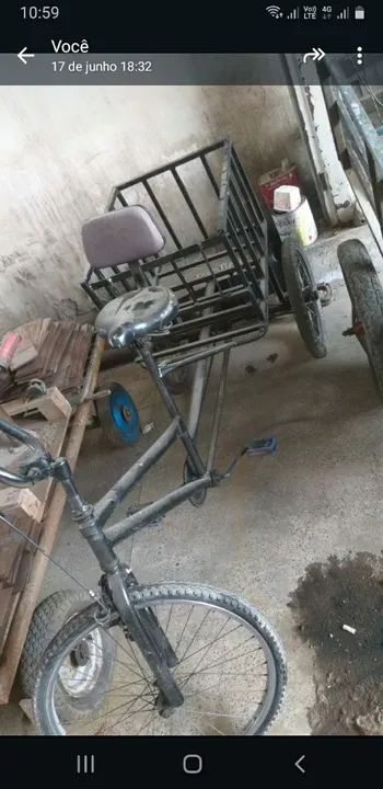 Triciclo grande é reforcado