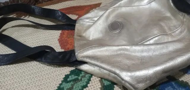 Bolsa mochila  de couro legitimo - Foto 5