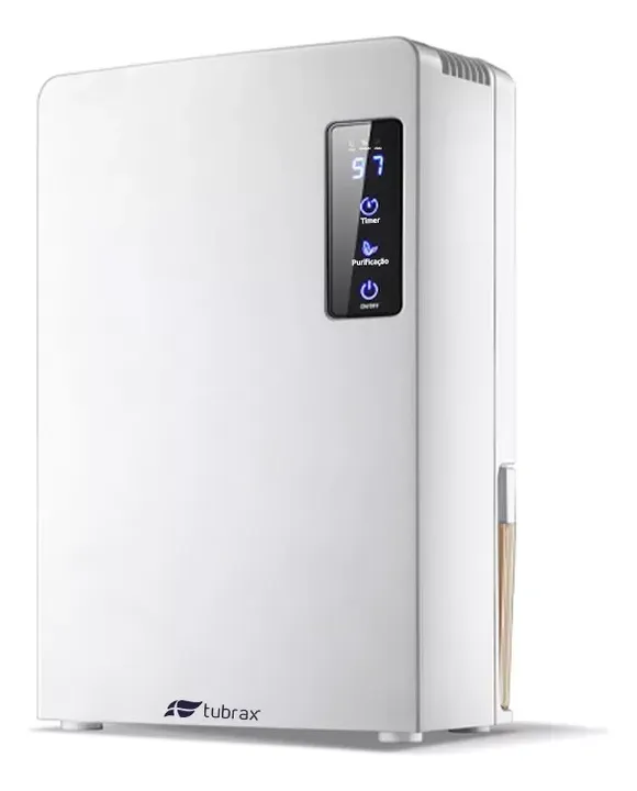Desumidificador Elétrico Led Bivolt Antimofo 2200ml Tubrax