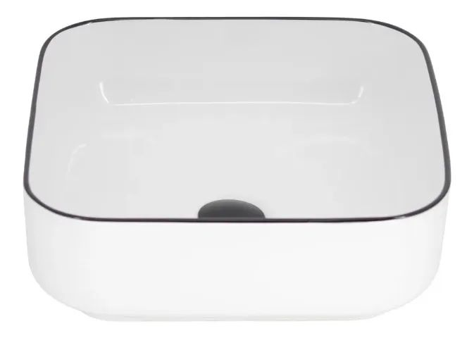 Cuba Apoio Evier Agata Quadrada Lavabo Banheiro 39x39x14 - Foto 2