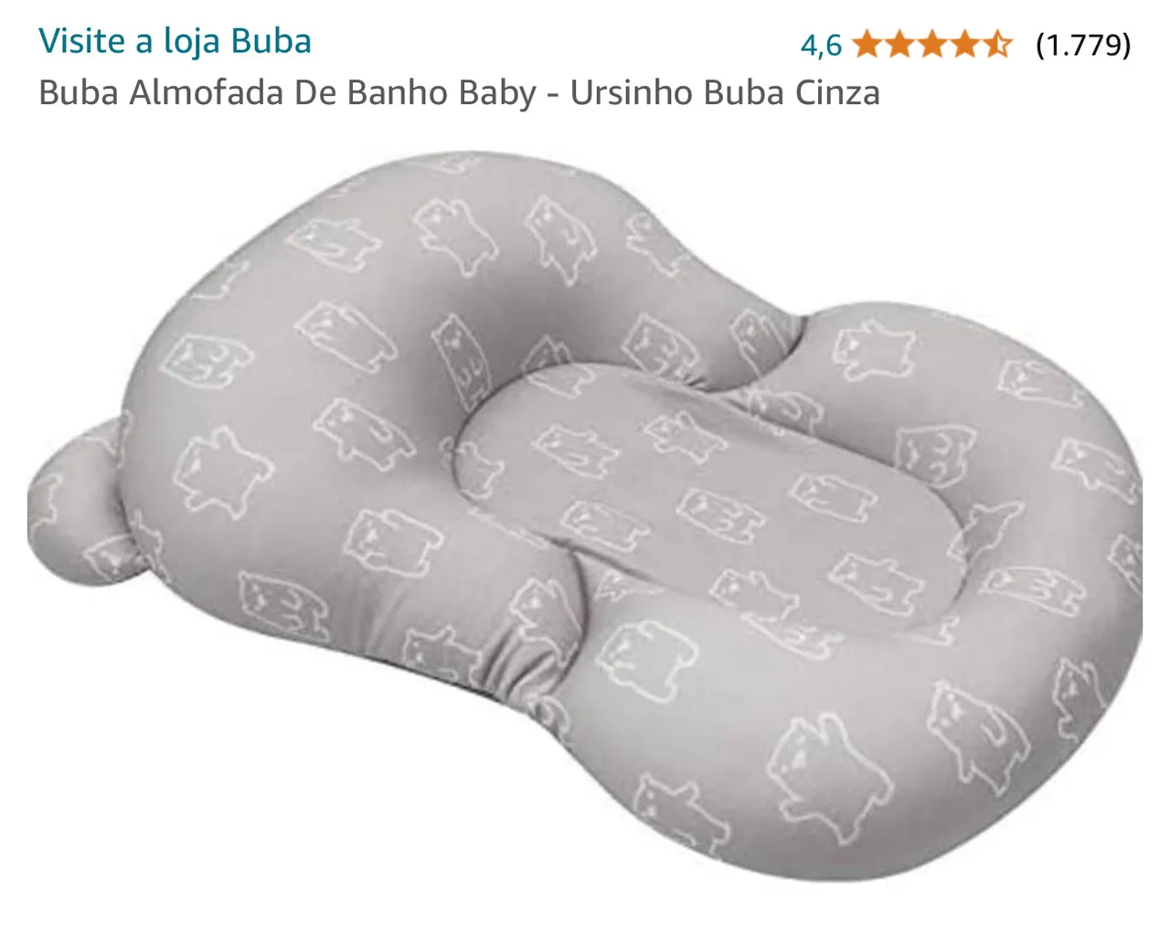 Almofada de banho bebê BUBA