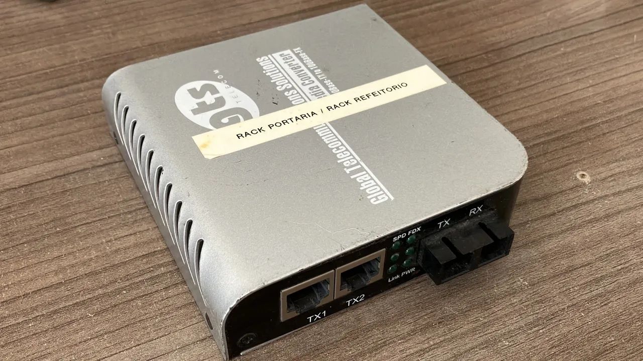 Conversor de mídia internet fibra ótica  - Foto 2