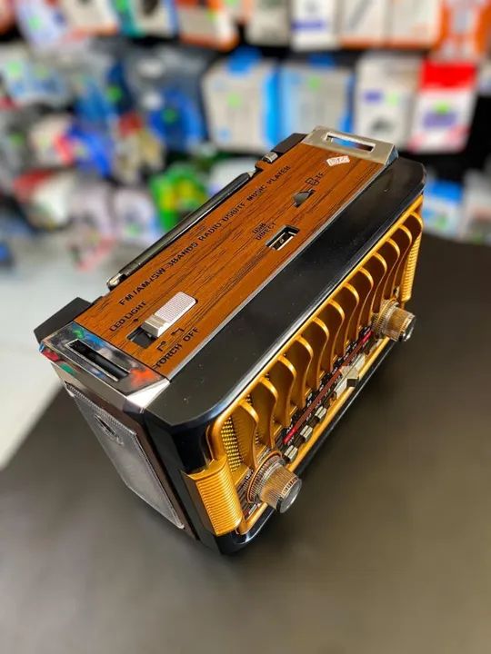 RÁDIO RETRÔ FM AM BLUETOOTH KAPBOM KA-3185 - Foto 4