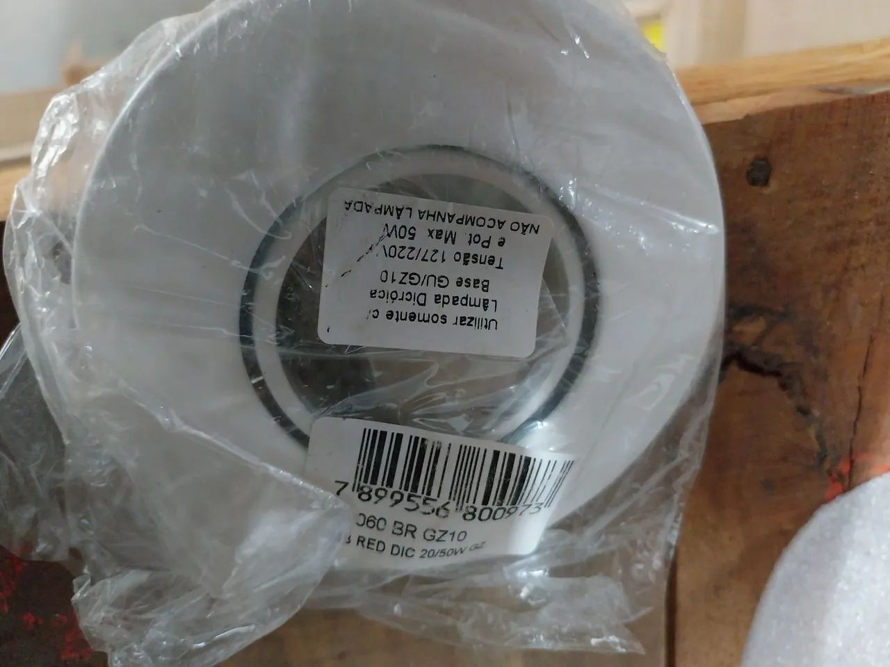 Soquete para Lâmpada Dicróica GU10 - Novo