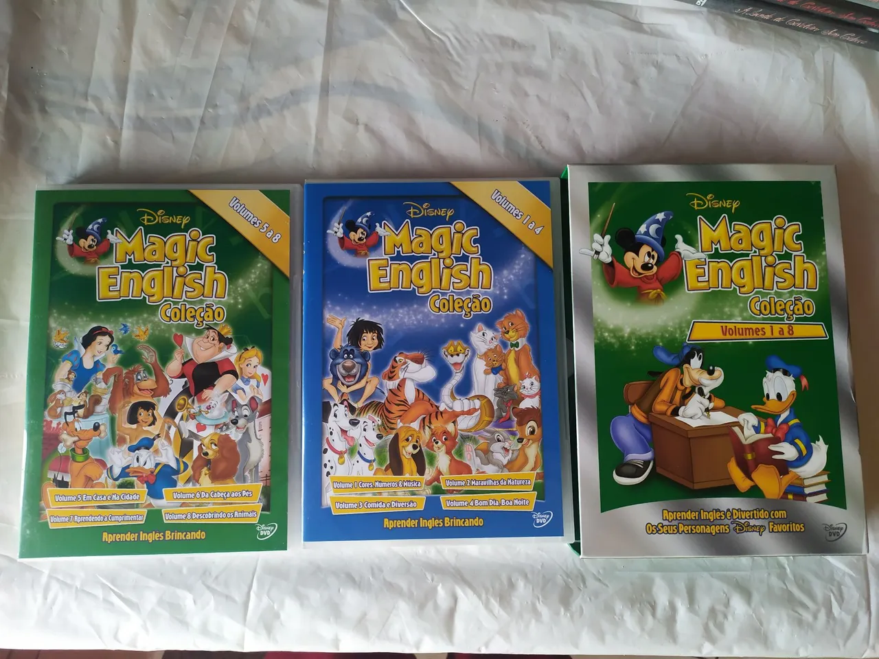 Dvd box Magic english 8 volumes 8 discos