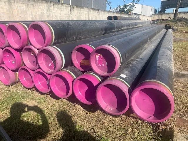 Tubos de aço carbono de 16 pol