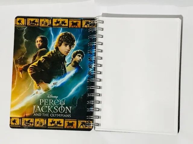 Agenda diaria 2024 capa em mdf frente e verso, personalizada com tema: PERCY JACKSON - Foto 4