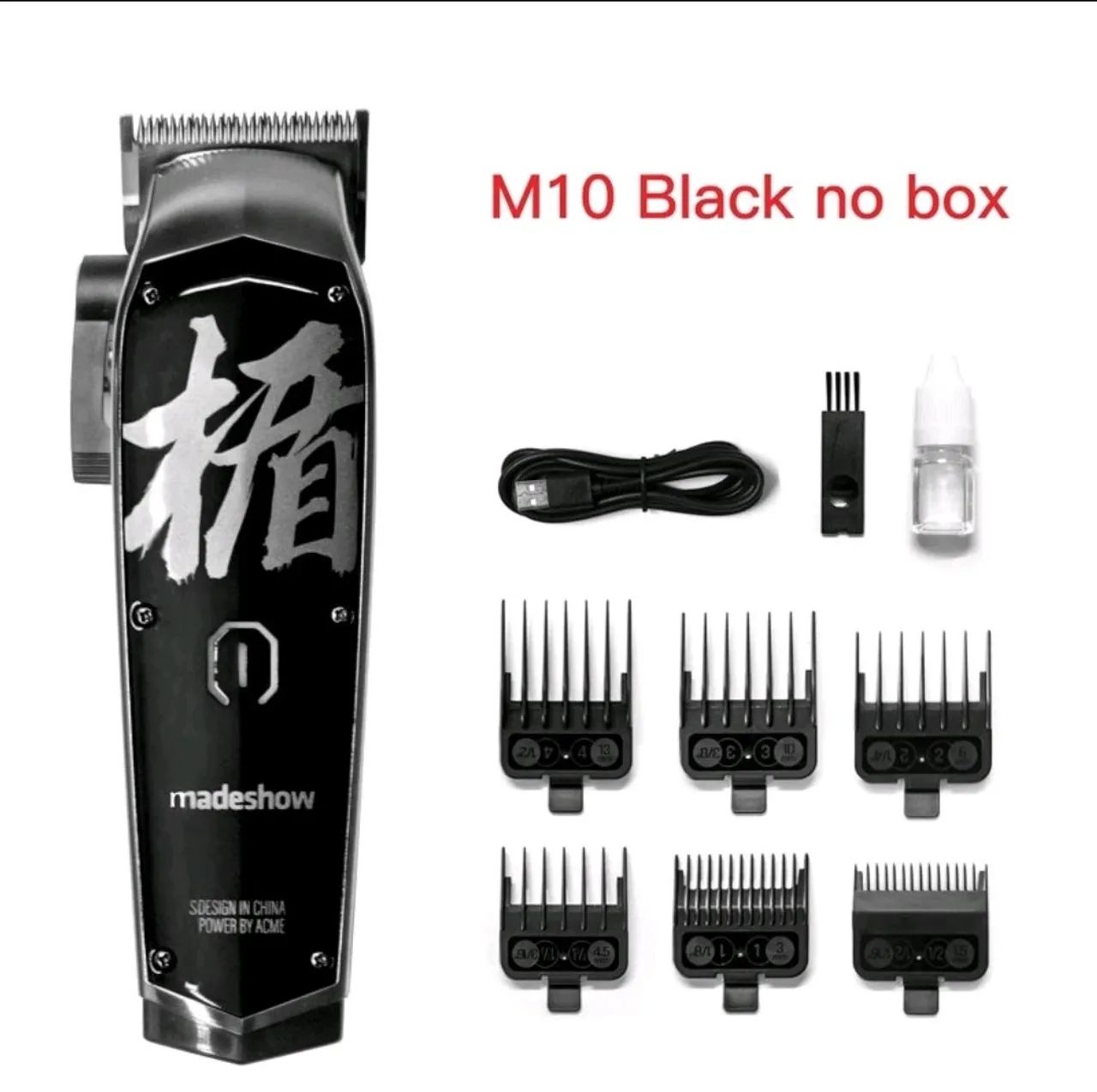 Madeshow M10 - Máquina de cortar cabelo profissional preto - Novo