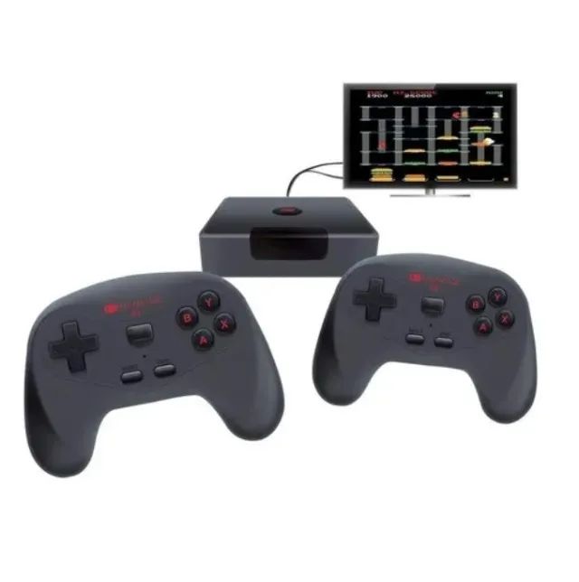 PRONTA ENTREGA | Console Videogame Portátil Retro 2 Controles Sem Fio Data East Hits  