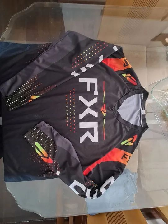 Camisa FXR motocros respirável nova