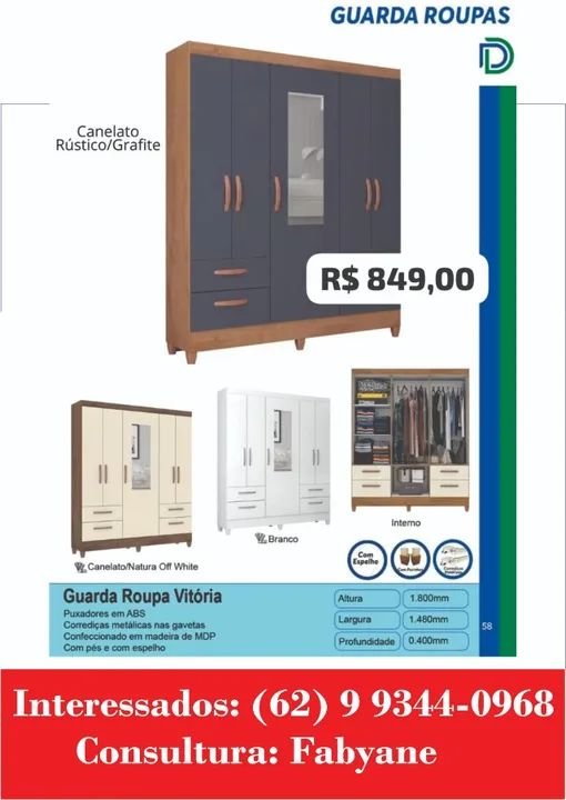 Guarda Roupa Vitoria