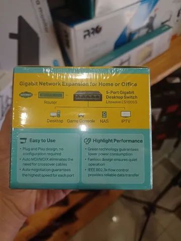 Switch de Rede 5-Port Gigabit Tp-Link  - Foto 2