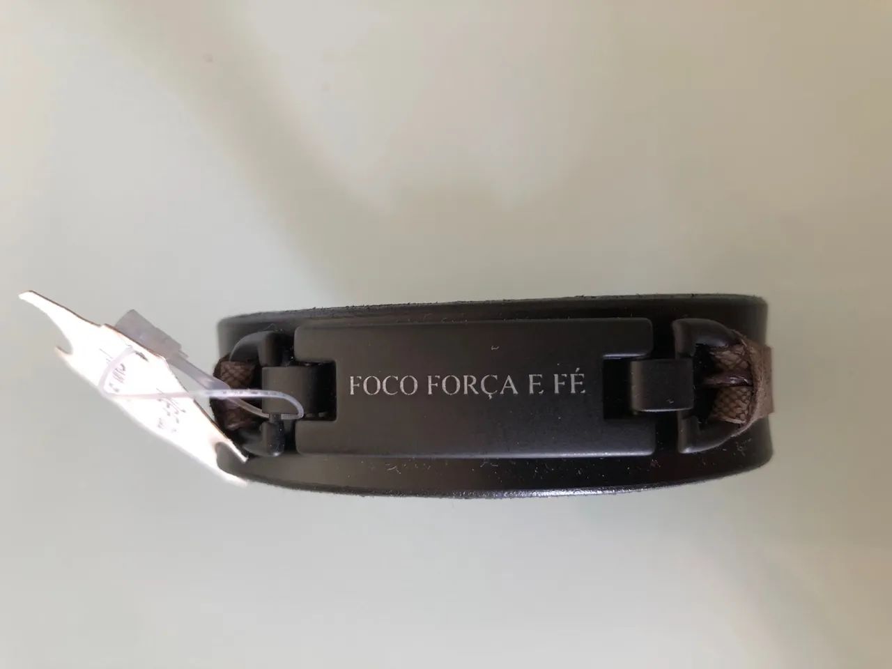 Pulseira Masculina de Couro - Foto 3