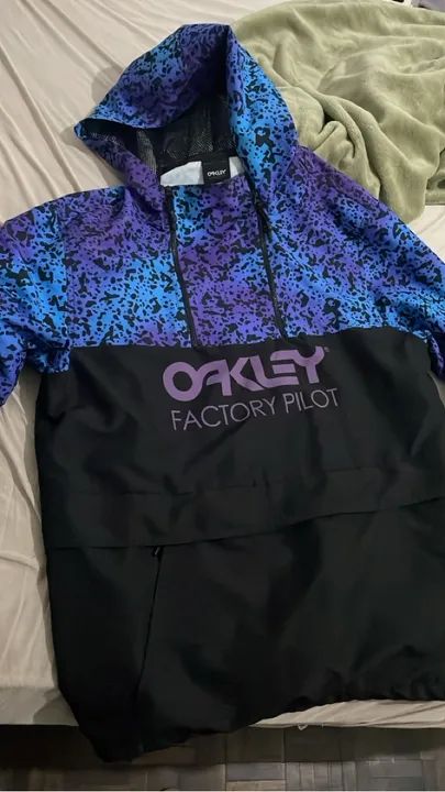 Blusa Moletom Corta Vento Oakley Windbreaker Corta Vento Oakley