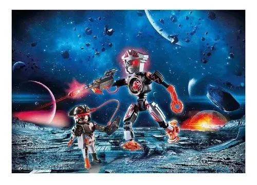 Brinquedo Playmobil Pirata Galático Robô Da Sunny 70024 - Foto 3