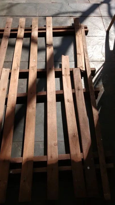 estrado para cama usado cama de casal - Foto 2