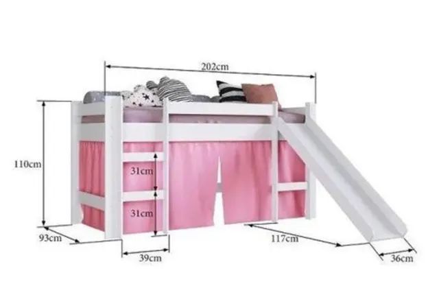 Cama c escorregador infantil seminovo lindo ! - Foto 2