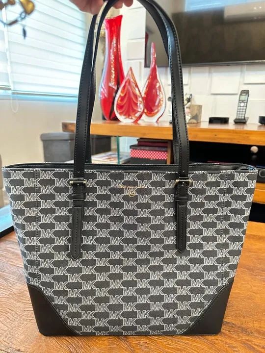 michael kors tote em jacquard