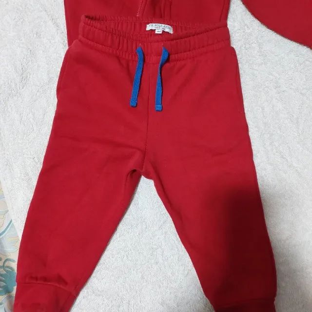 conjunto novo moletom bebê  U.S Polo Assn original importado - Foto 4