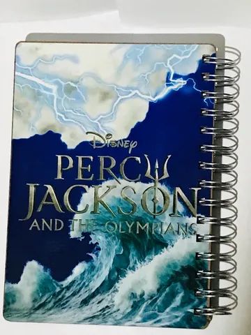 Agenda diaria 2024 capa em mdf frente e verso, personalizada com tema: PERCY JACKSON - Foto 2