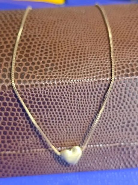 Pulseira Coração 8mm Ouro 18 Kilates 1.00 Grama 21 Cm Corrente 0.50 mm                     - Foto 4