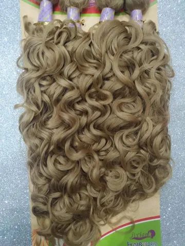 Cabelo Organico Anelado 55cm 230g #18