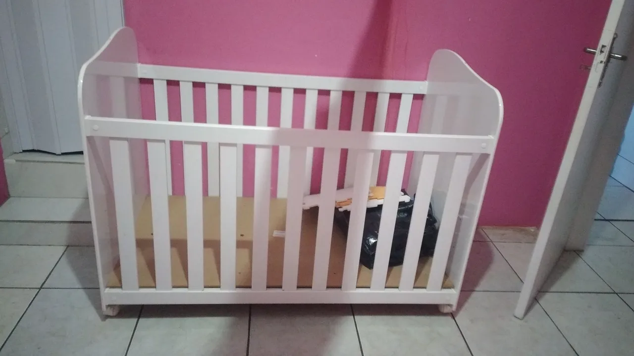 Berço Infantil Branco