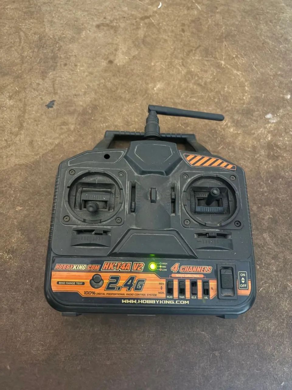 Rádio hobbyking 2.4 4ch
