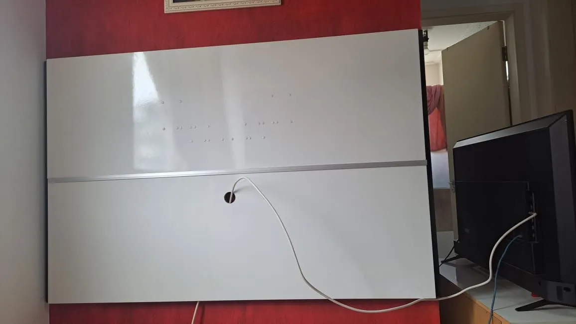 Painel de TV Parede Branco