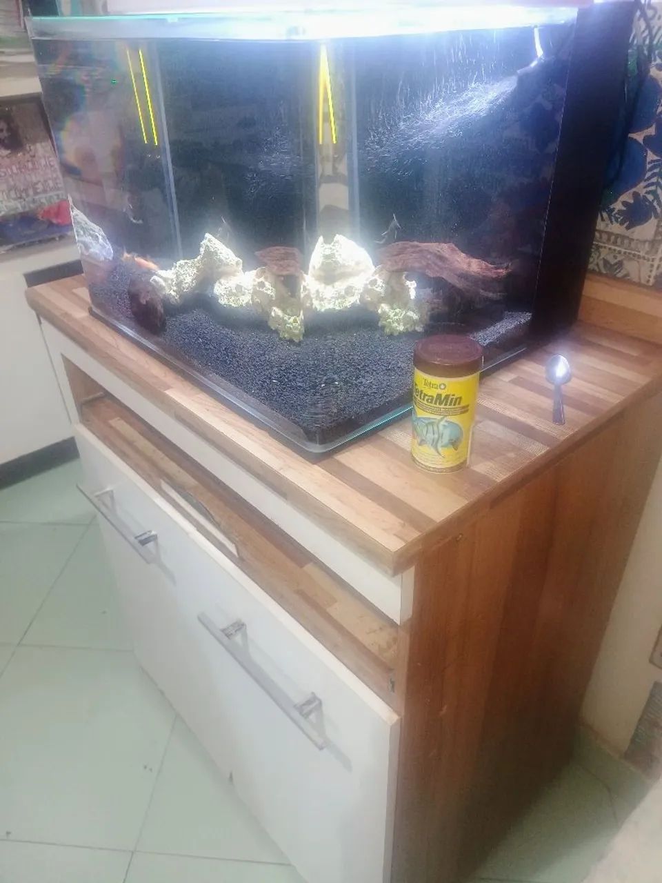 Aquário Completo Ocean Tech 77 litros vidro curvo lapidado sump traseiro  - Foto 2