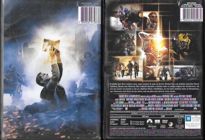Coleção DVD: Transformers 1 & 2 (aventura / ação / ficção científica) Paramount (reg. 4) - Foto 2