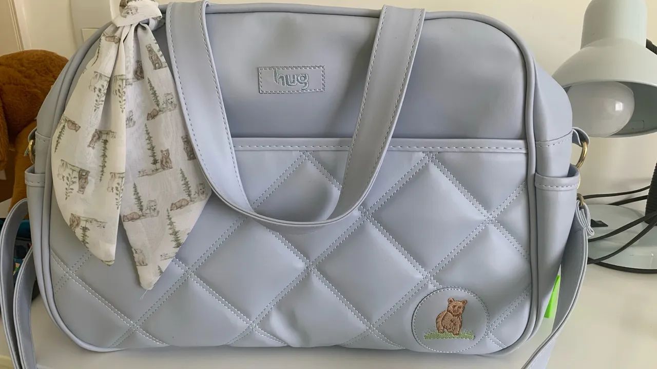 Bolsa maternidade Hug - Azul bebê - Foto 2
