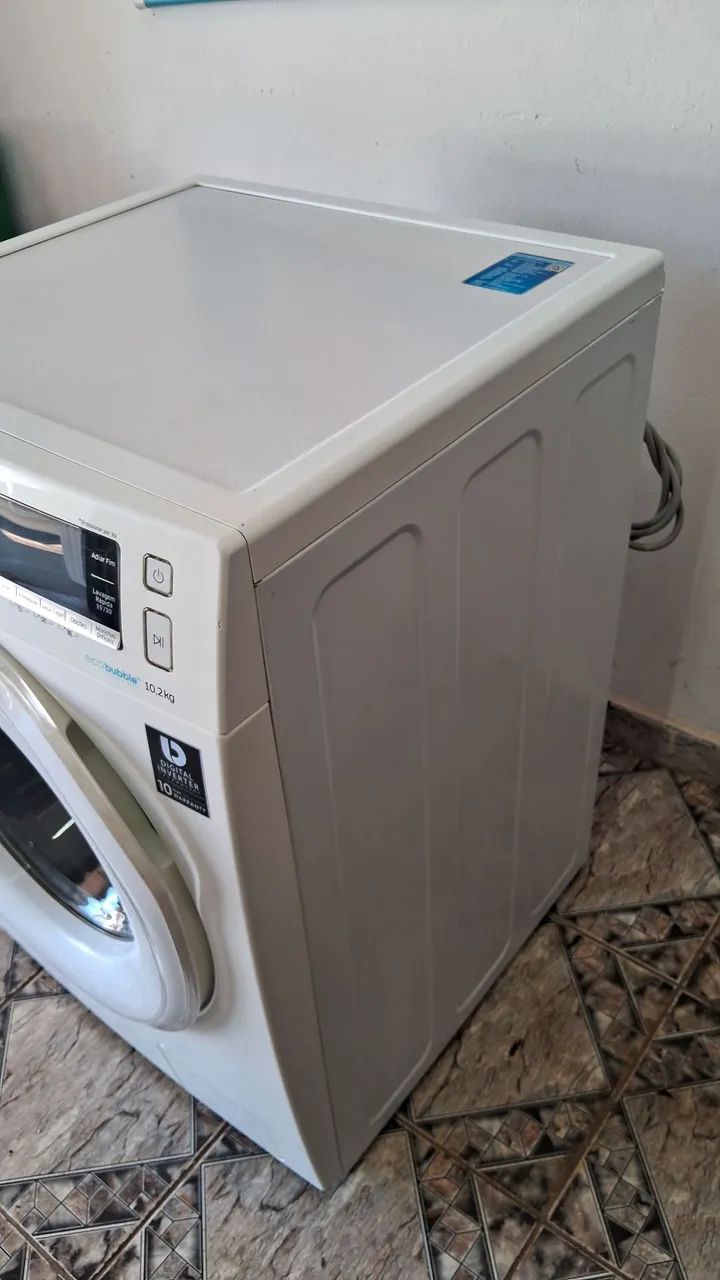 Vendo máquina de lavar samsung 10kg 220v muito concervada  - Foto 3