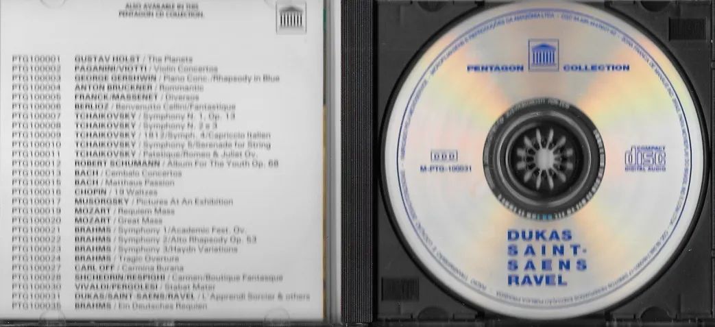 CD: Sofia Philharmonic Orchestra -- Pentagon Classics (DDD) orquestra filarmônica - Foto 2