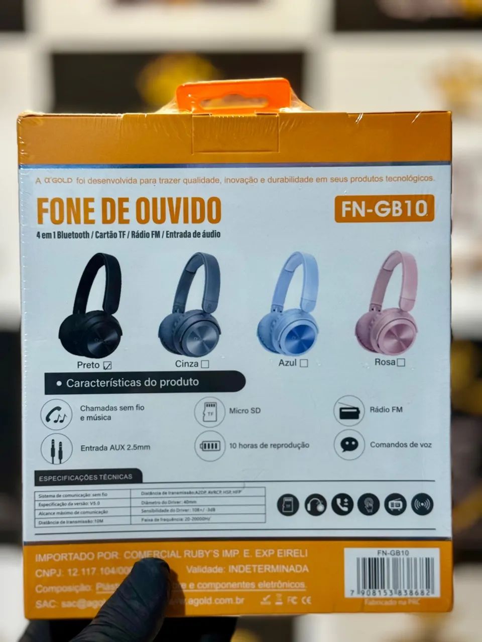 Headphone Gold FN-GB10 - Foto 5